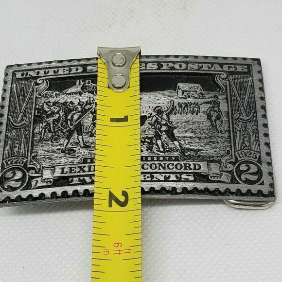 U.S Postage Lexington Concord 2 Cents Belt Buckle - Picture 6 of 10